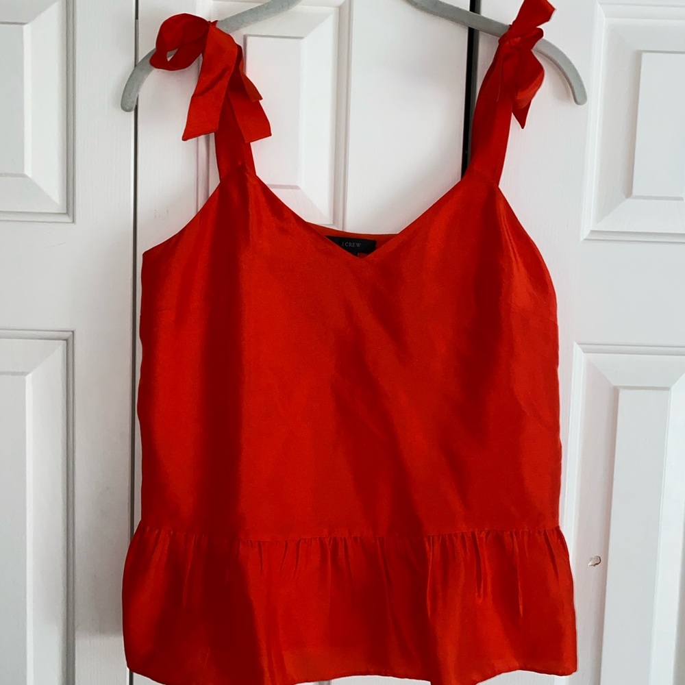 Jcrew bright orange top